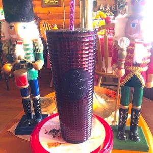 Starbucks Plum disco ball bnwt